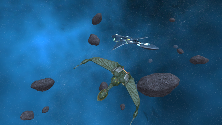 Klingon and Romulan ships